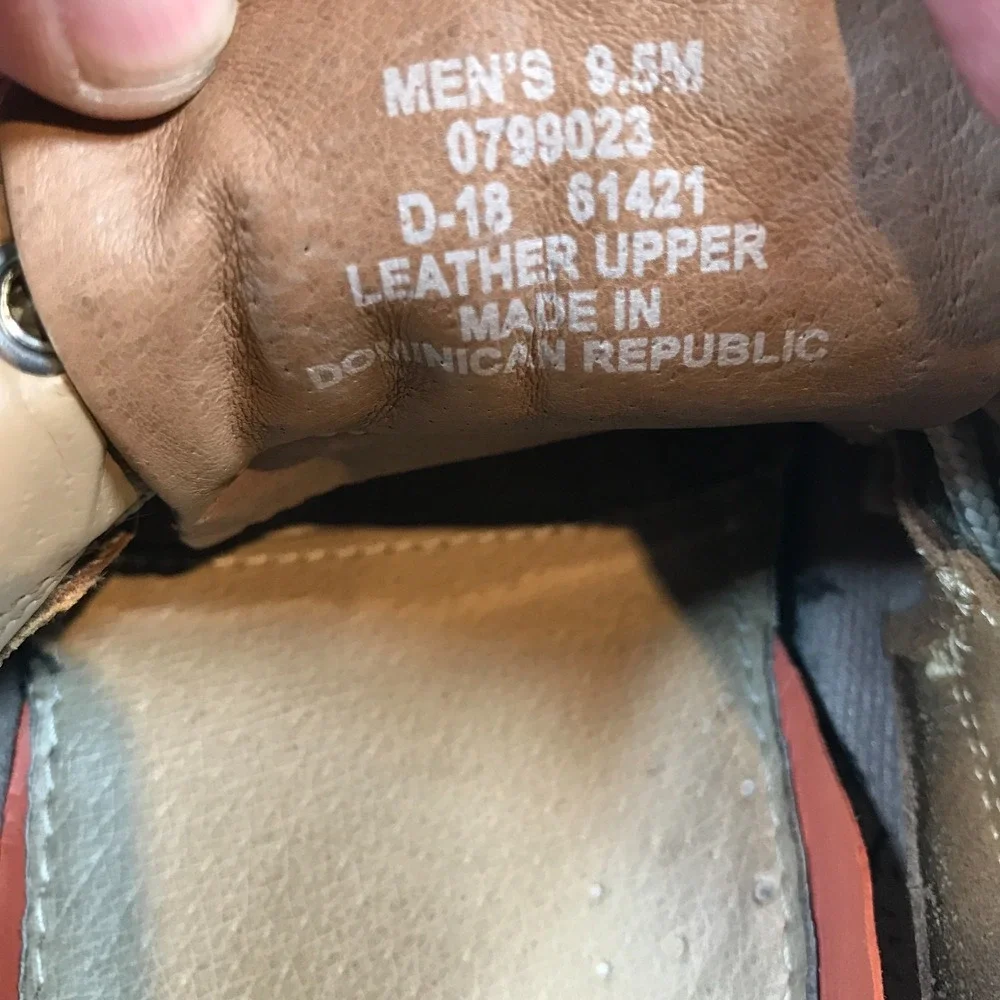 Sperry‎ Top-Sider Billfish Boat 3-Eye Tan/Beige Leather Lace Up Shoes Mens 9.5 M